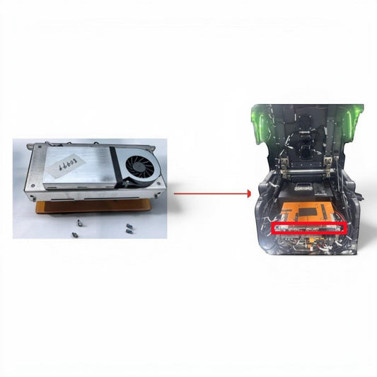 MT1 Max CT6 Steuerplatine, silberne Metallabdeckung mit Lüfter, für PUDU MT1 Max Reinigungsroboter