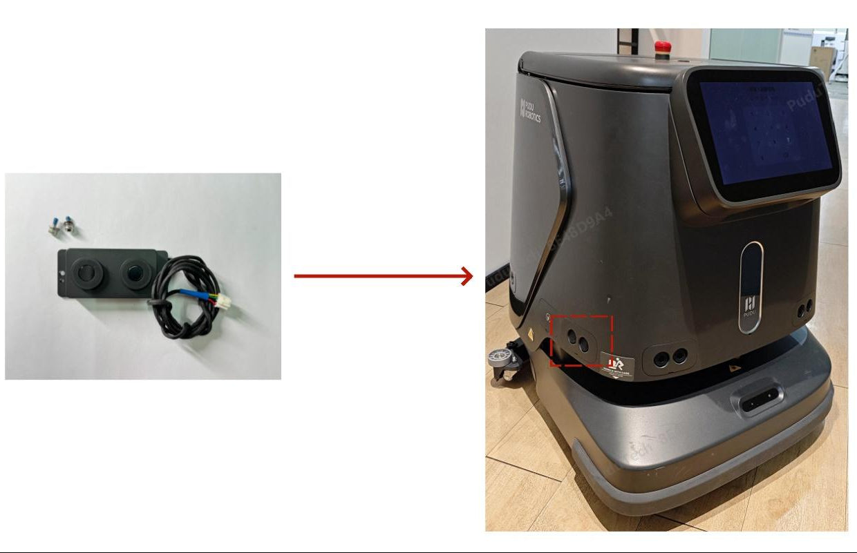 CC1 – Ultraschallsensor für Nummer 3 / Ultrasonic Sensor for No. 3