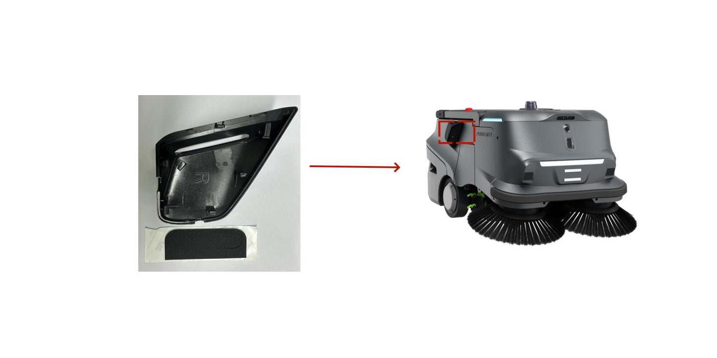 MT1 – RGBD Abdeckung rechts / Right RGBD Cover Assembly