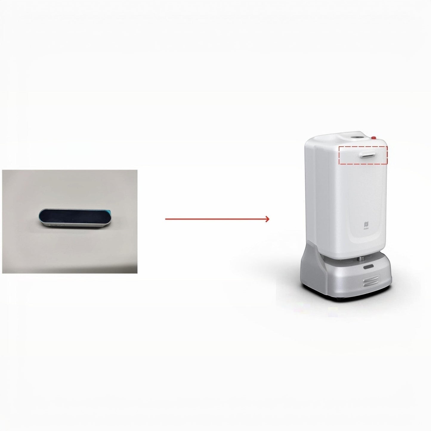 T300 3D-Kameramodul (RGBD Sensor unten)