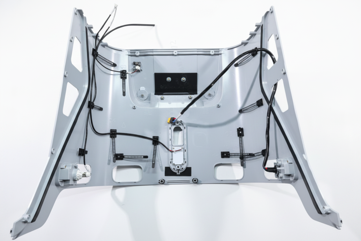 CC1 2025 – Frontgehäuseeinheit (grau) / Front Shell Assembly