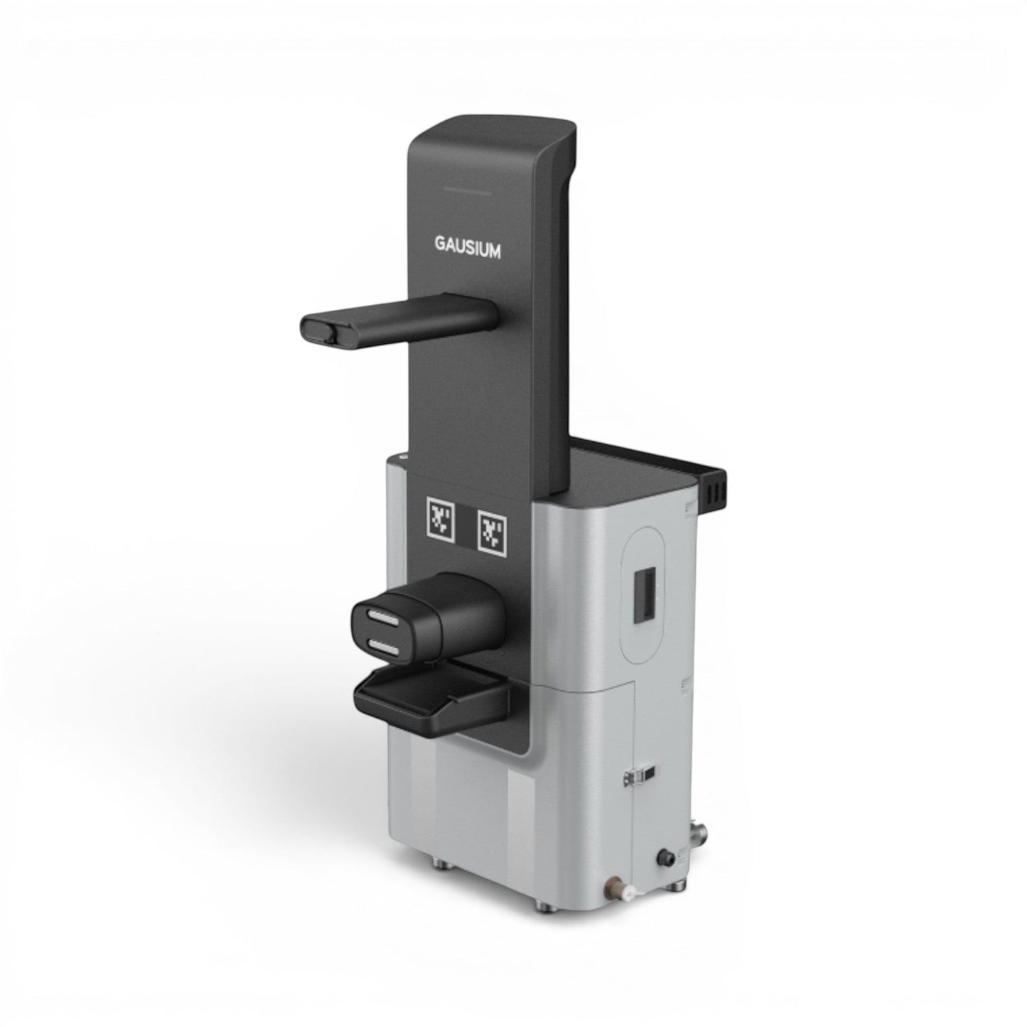 Gausium Omnie WS-01 Docking Station für Reinigungsroboter in Schwarz und Silber