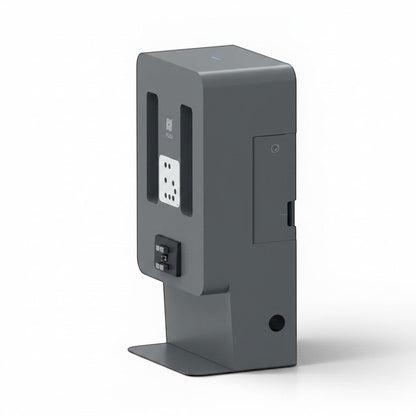 MT1 Ladestation für automatische Roboteraufladung, robustes Industriedesign, grau