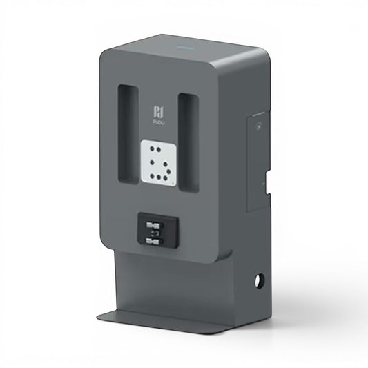 MT1 Ladestation für automatische Roboteraufladung, robustes Industriedesign, grau