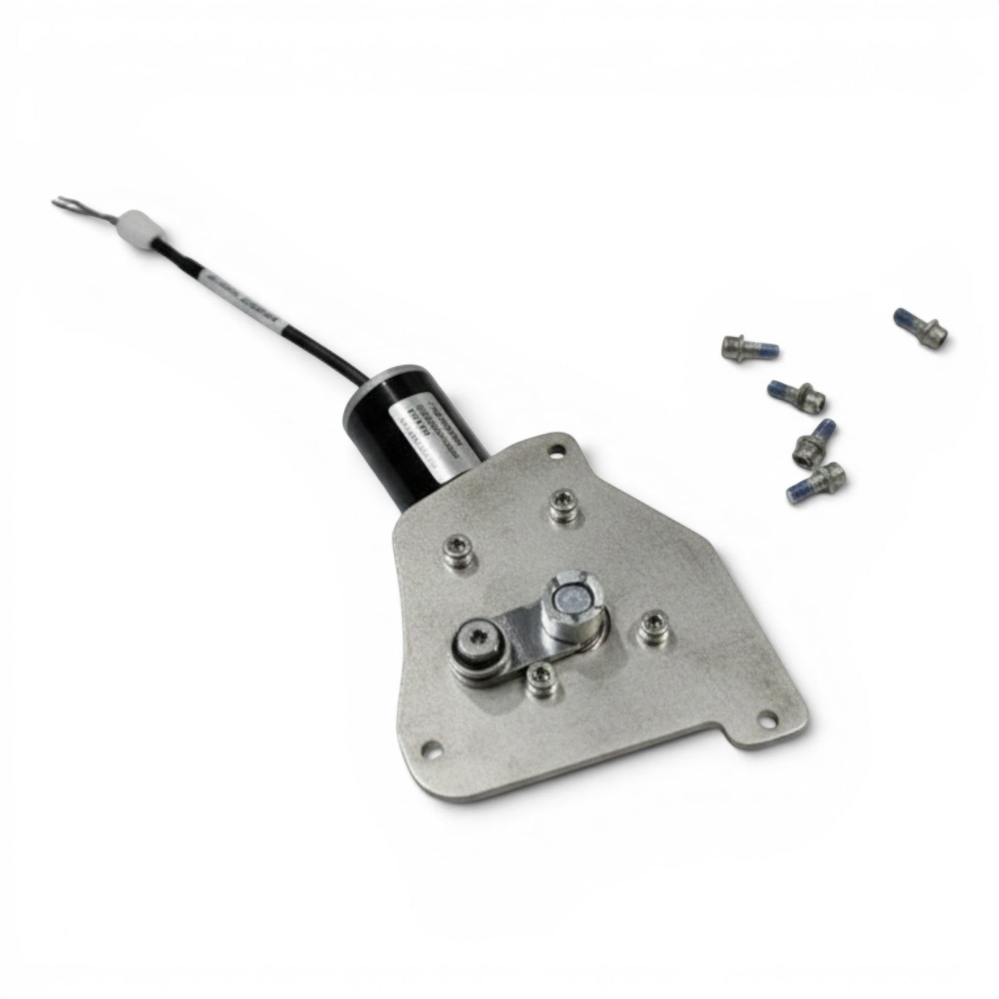 Max Bürstenmotor aus Metall und Kunststoff, Teil eines Reinigungsroboters