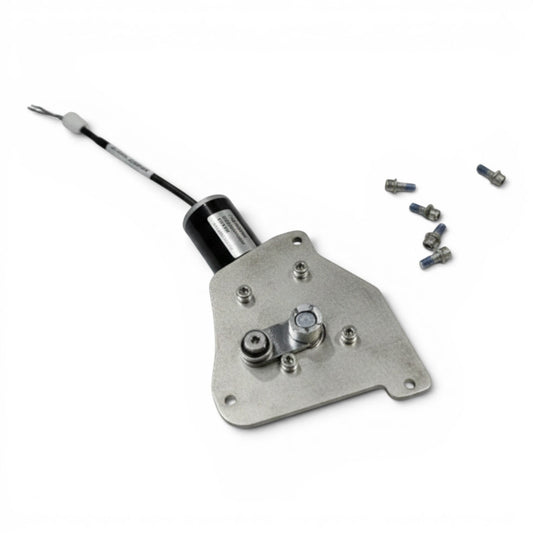 Max Bürstenmotor aus Metall und Kunststoff, Teil eines Reinigungsroboters