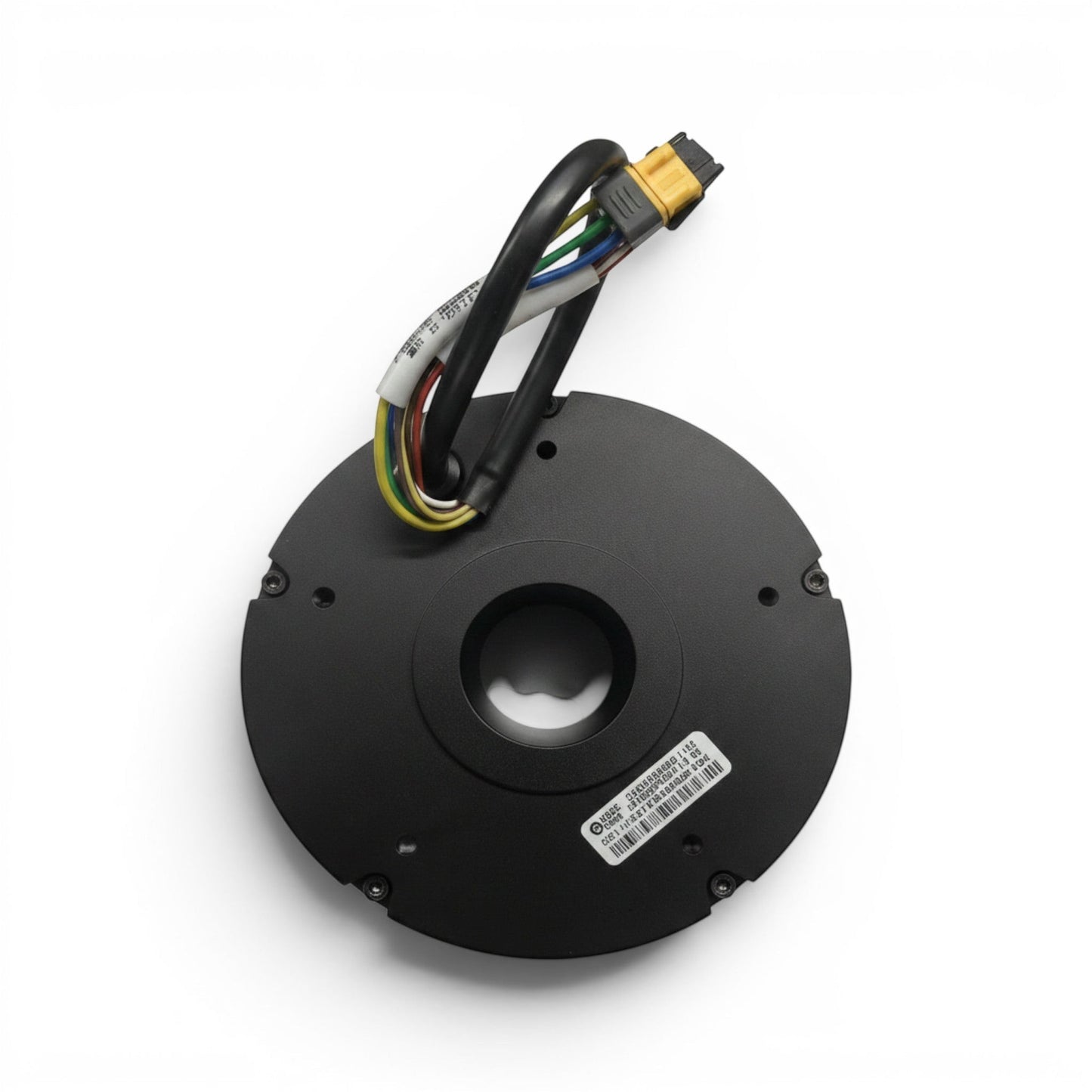 MT1 Seitenbürstenmotor, schwarzer runder Motor mit Kabeln und Anschluss, für Reinigungsroboter