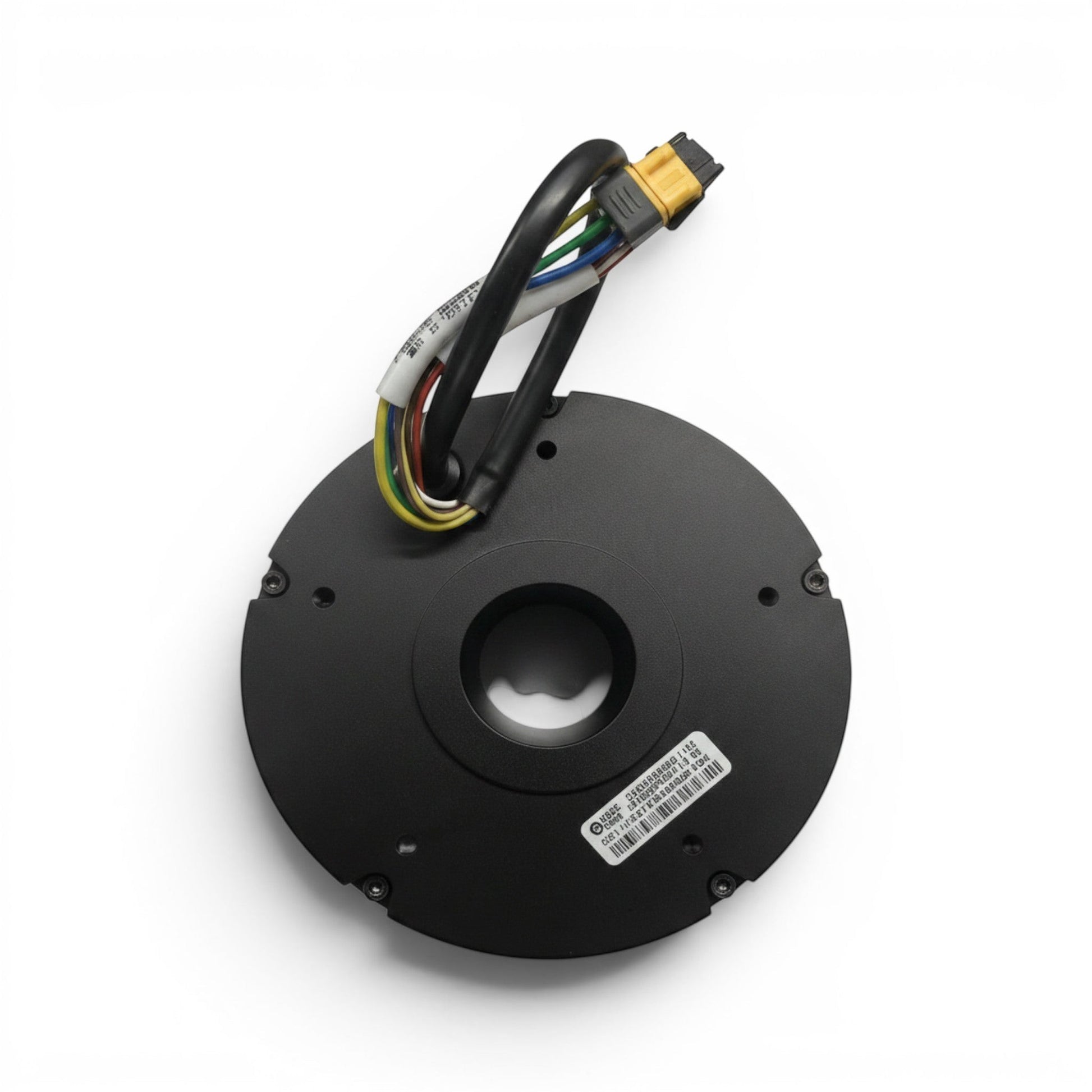 MT1 Seitenbürstenmotor, schwarzer runder Motor mit Kabeln und Anschluss, für Reinigungsroboter