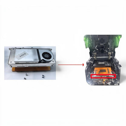 MT1 Max CT6 Steuerplatine, silberne Metallabdeckung mit Lüfter, für PUDU MT1 Max Reinigungsroboter