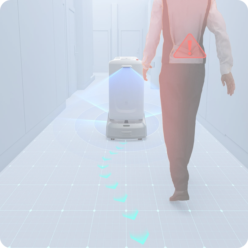 PUDU FlashBot Max – Geschlossener Lieferroboter 