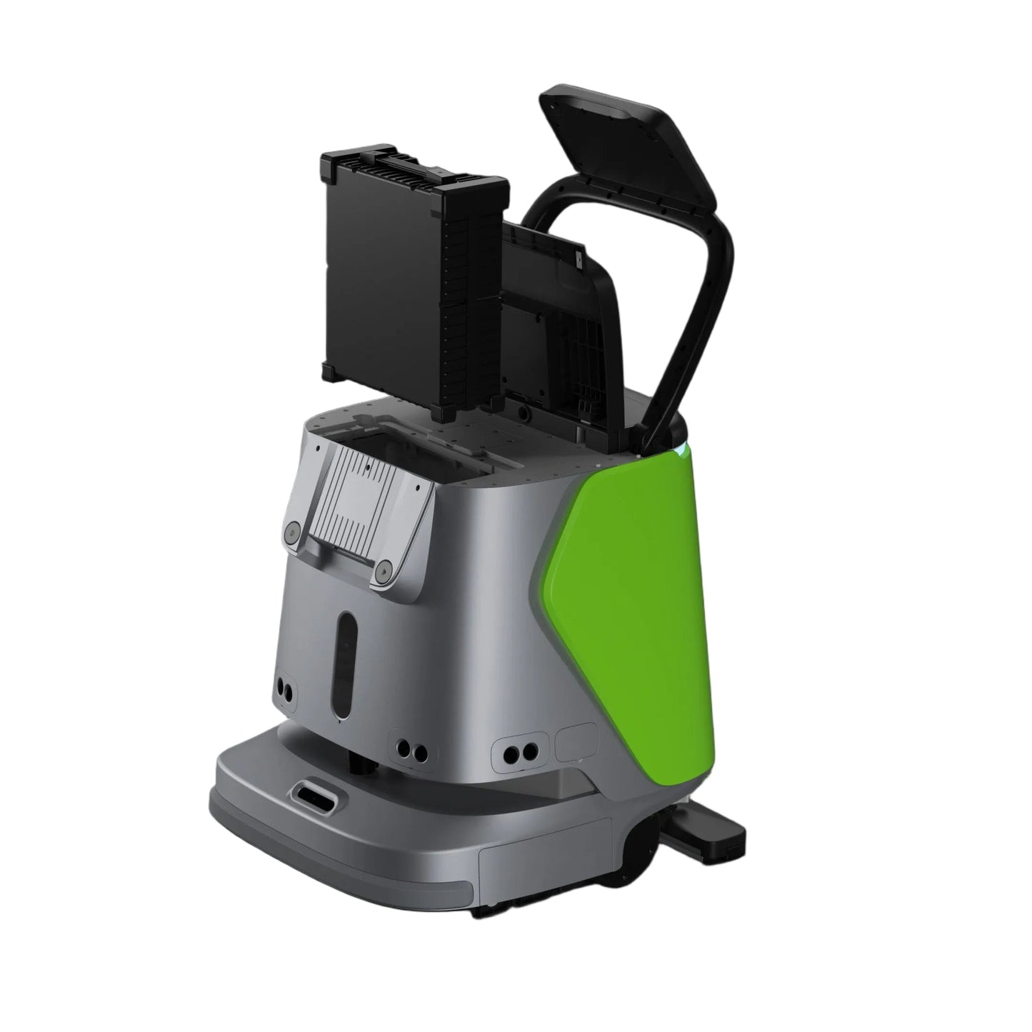 PUDU CC1 – Professioneller Reinigungsroboter / Professional cleaning robot – yellow green version