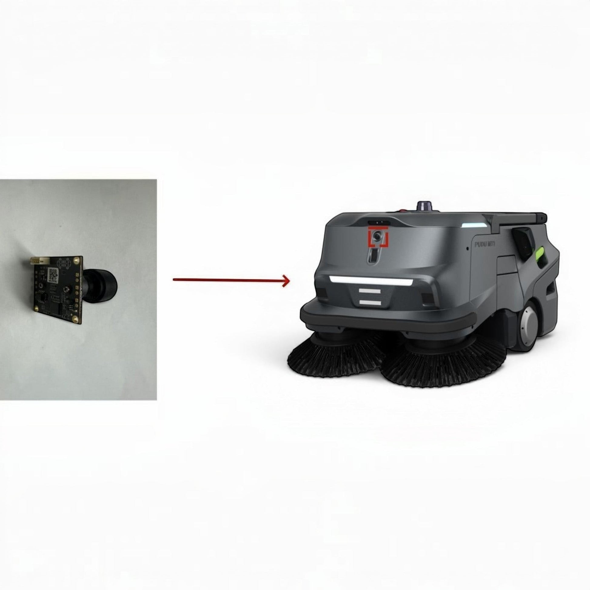 MT1 RGB Kameramodul für Reinigungsroboter, zur Navigation und Objekterkennung