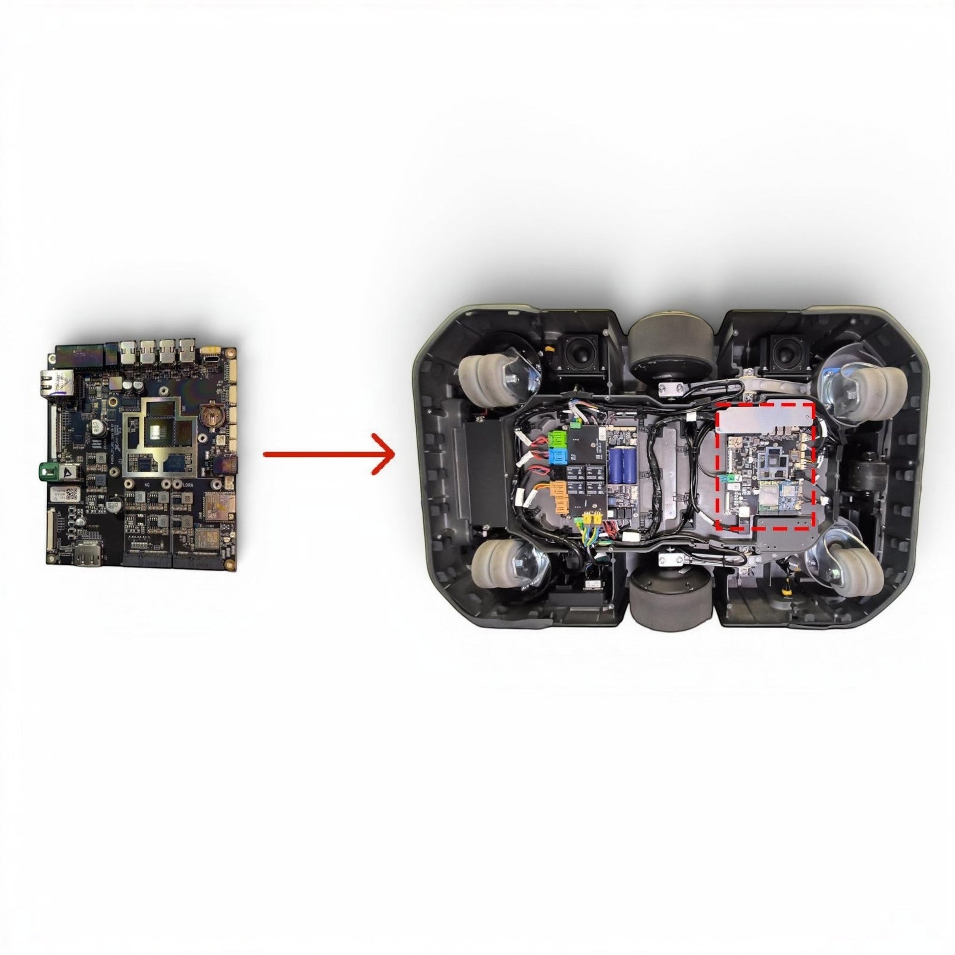 T300 Hauptsteuerplatine, zentrale elektronische Steuereinheit