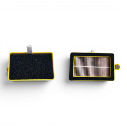 Phantas HEPA Filter Assembly mit gelbem Rahmen und Zuglasche