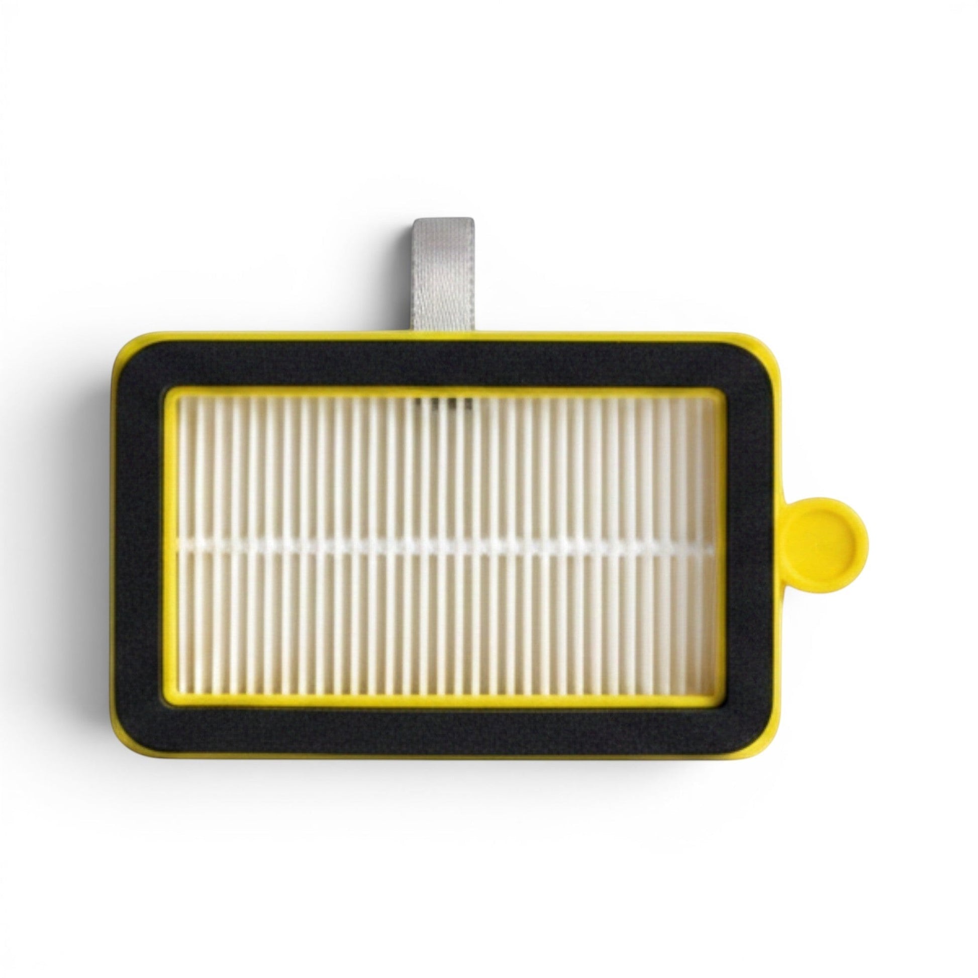 Phantas HEPA Filter Assembly mit gelbem Rahmen und Zuglasche
