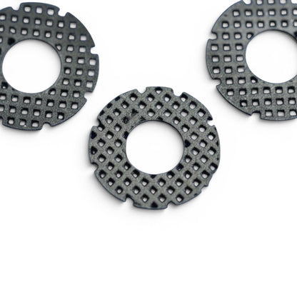 SH1 Schmutzwasser-Auslassfilter, schwarzes Gitterdesign, 3 Stück
