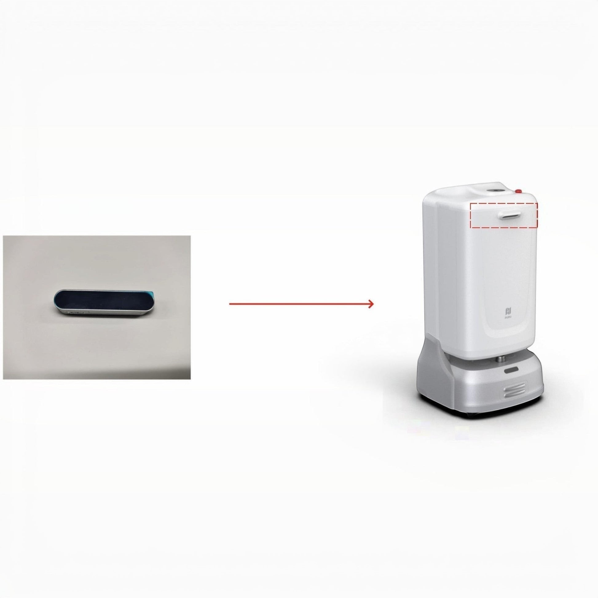 T300 3D-Kameramodul (RGBD Sensor unten)